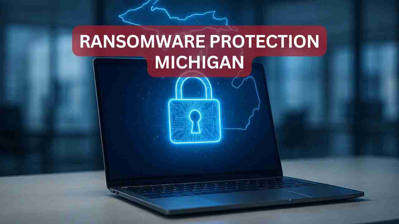 Ransomware protection for Michigan small businesses including law firms healthcare and financial services